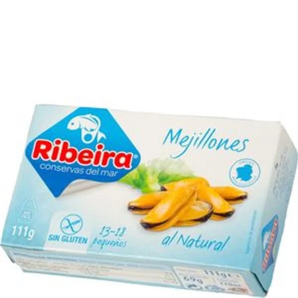 Mejillones al natural 13/18 111 g - 0.07 kg - Imagen del producto en Findit