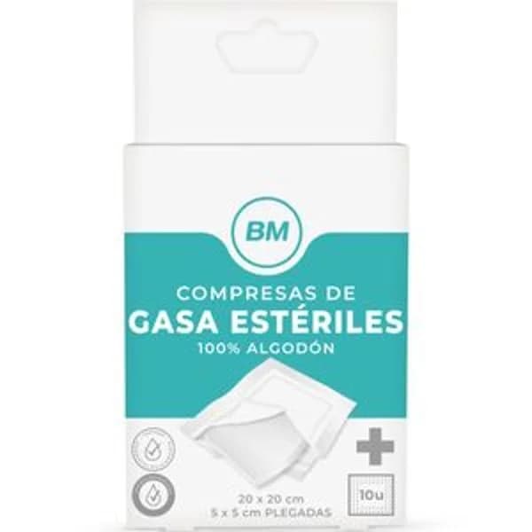 Gasa estéril 20x20 10 unidades - 10 ud - Imagen del producto en Findit