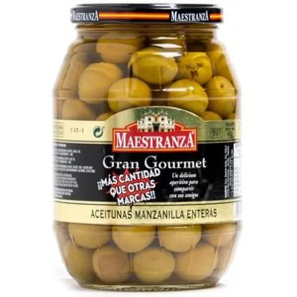 Aceitunas verdes enteras 950 g - 1 ud - Imagen del producto en Findit