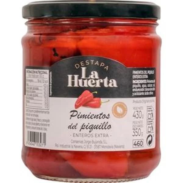 Pimiento del piquillo extra 430 g - 0.35 kg - Imagen del producto en Findit