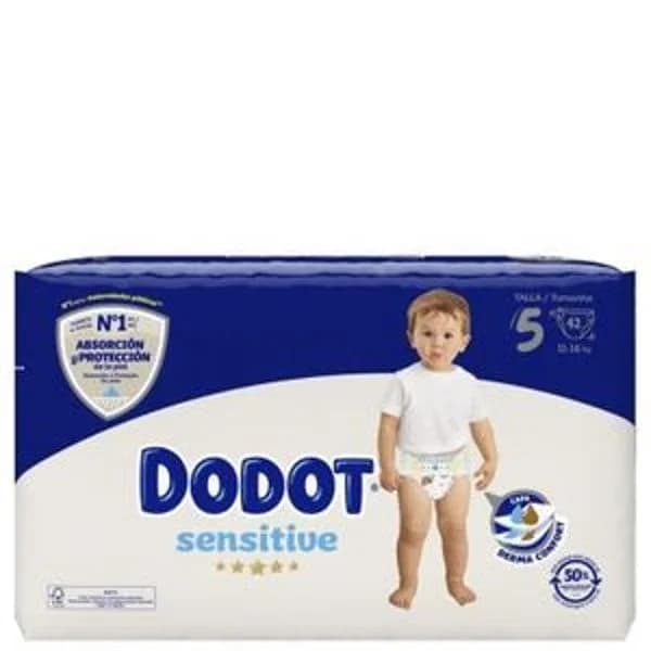 Pañales sensitive talla 5 (11-16 kg), 42 unidades - 1 ud - Imagen del producto en Findit
