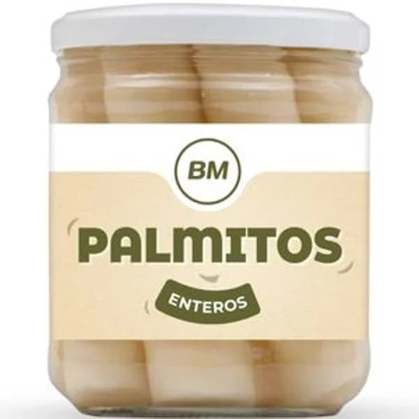 Palmitos entero frasco de cristal 410 g - 0.25 kg - Imagen del producto en Findit