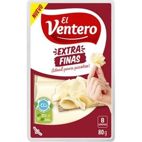 Queso tierno extrafino en lonchas 80 g - 1 ud - Imagen del producto en Findit