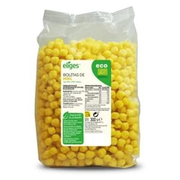 Cereal bolitas miel ecológico 300 g - 0.3 kg - Imagen del producto en Findit