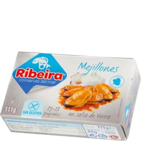 Mejillón en salsa de vieira 13/18 111 g - 0.06 ud - Imagen del producto en Findit