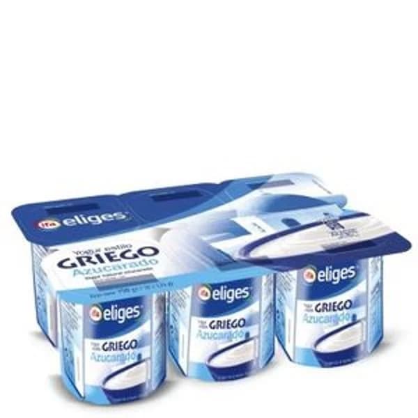 Yogur griego natural azucarado 6x125 g - 0.75 kg - Imagen del producto en Findit