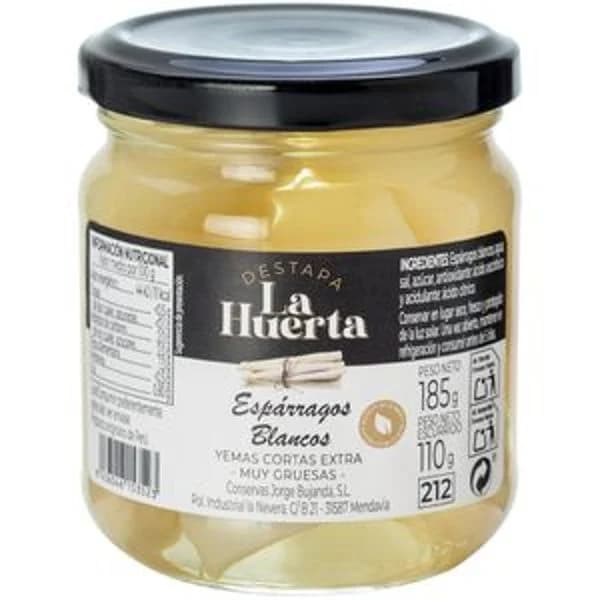 Yemas de espárrago extra gruesas 185 g - 0.11 kg - Imagen del producto en Findit