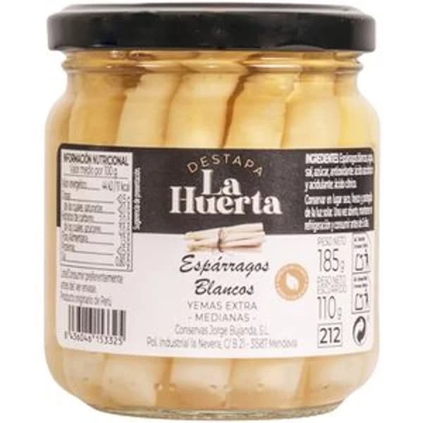 Yemas de espárragos medianas 13/16 185 g - 0.12 kg - Imagen del producto en Findit