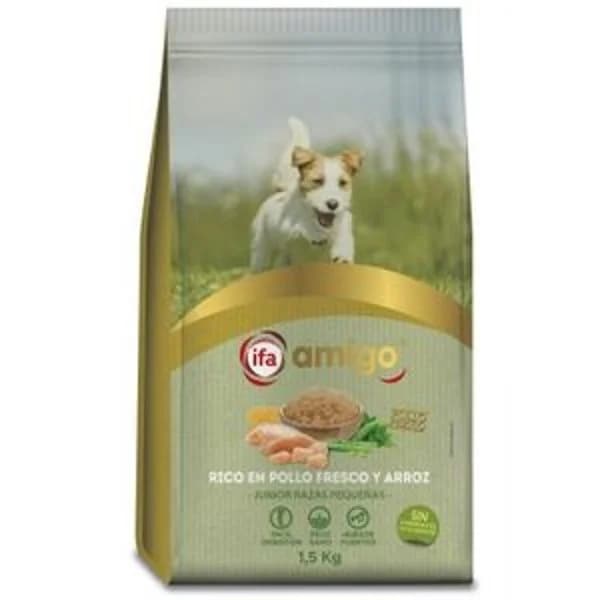 Pienso razas pequeñas con pollo y arroz 1,5 kg - 1 ud - Imagen del producto en Findit