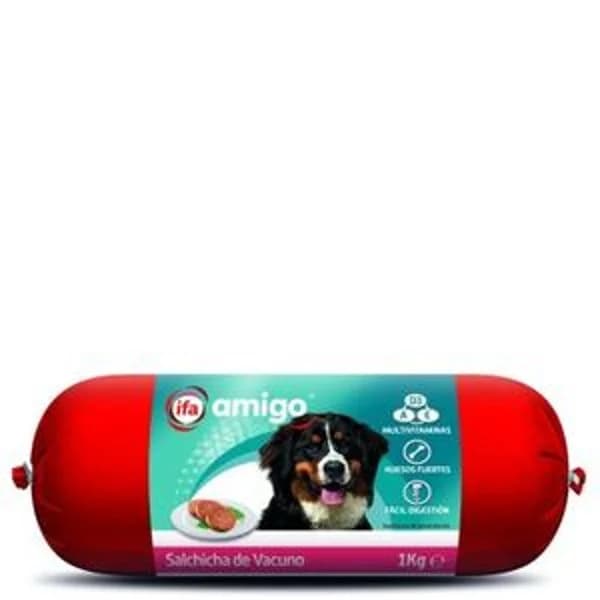 Salchicha de vacuno para perros 1 kg - 1 kg - Imagen del producto en Findit