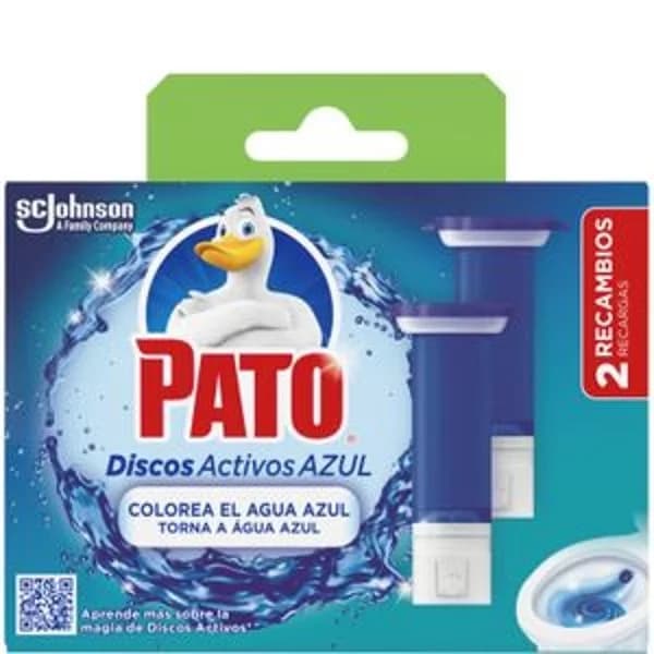 Limpiador WC discos azules 2 unidades - 2 ud - Imagen del producto en Findit