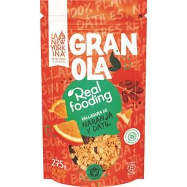 Granola con ralladura de naranja y dátil 275 g - 0.28 kg - Imagen del producto en Findit