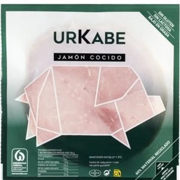 Jamón cocido 175 g - 0.17 kg - Imagen del producto en Findit