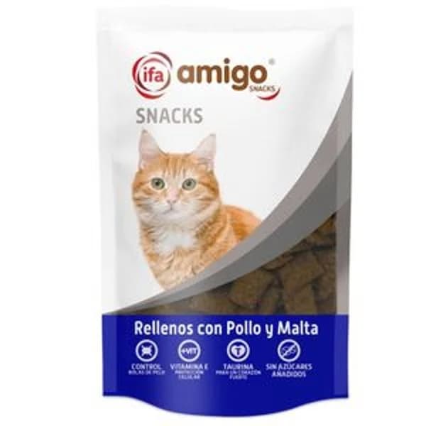 Snack para gato relleno de pollo y malta 70 g - 0.07 kg - Imagen del producto en Findit