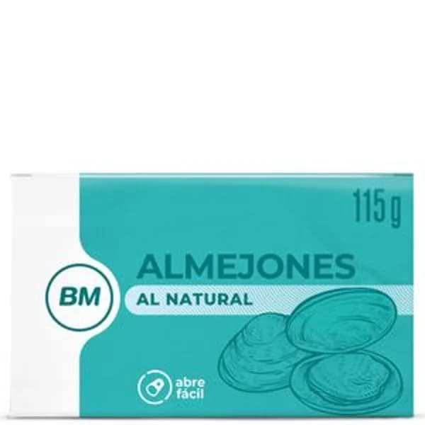 Almejones al natural 115 g - 0.06 kg - Imagen del producto en Findit