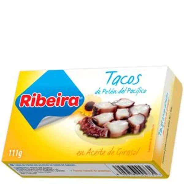 Tacos de pota en aceite de girasol 111 g - 0.05 ud - Imagen del producto en Findit