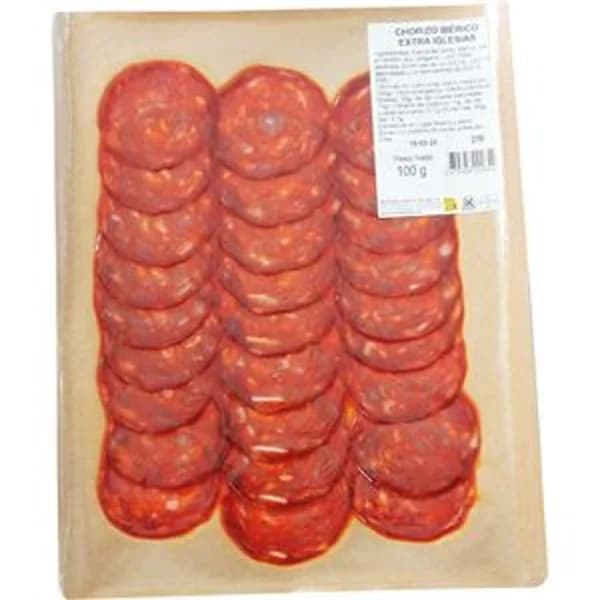 Chorizo ibérico extra loncheado(sobre 100 g aprox) - 1 kg - Imagen del producto en Findit