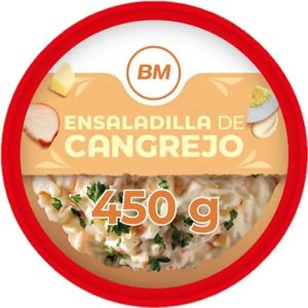 Ensalada de cangrejo 450 g - 0.45 kg - Imagen del producto en Findit
