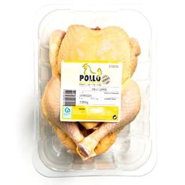 Pollo limpio certificado bandeja (1,4 kg aprox) - 1 kg - Imagen del producto en Findit