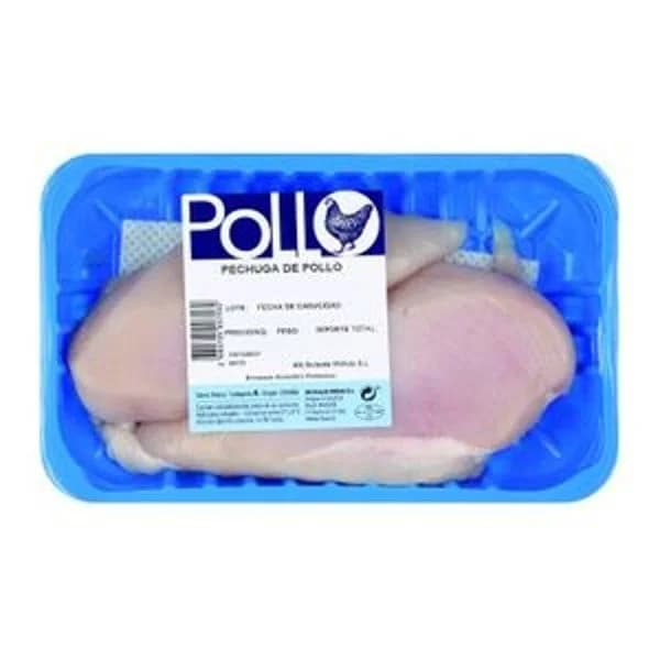 Pechuga de pollo entera bandeja (500 g aprox) - 1 kg - Imagen del producto en Findit