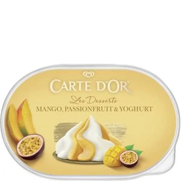 Helado de mango, maracuyá y jogur tarrina 825 ml - 0.83 l - Imagen del producto en Findit