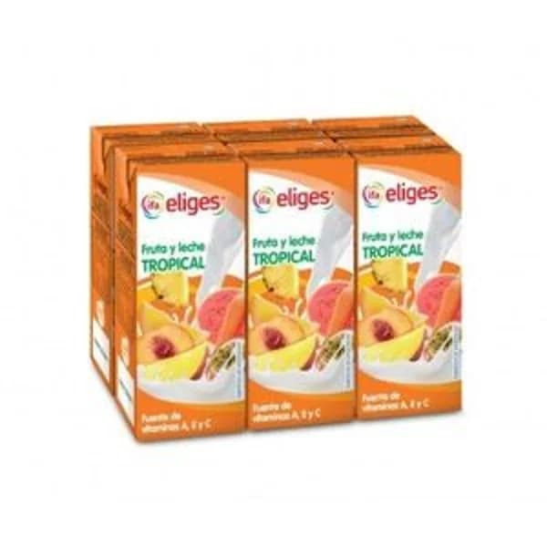Fruta+leche tropical 6x200 ml - 1.2 l - Imagen del producto en Findit