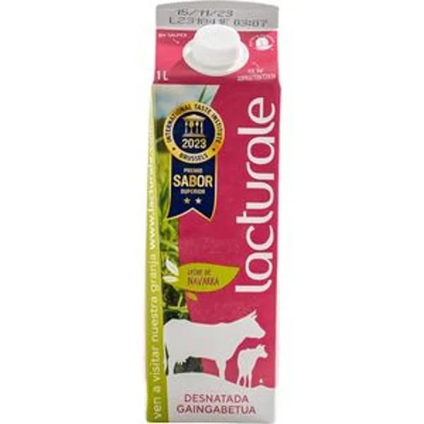 Leche desnatada brik 1 l - 1 l - Imagen del producto en Findit