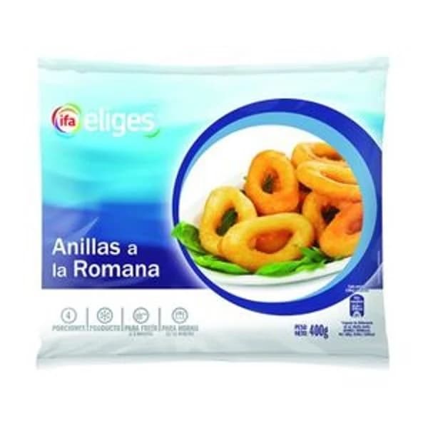 Anillas de calamar a la romana 400 g - 0.4 kg - Imagen del producto en Findit