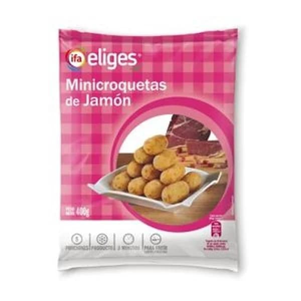 Mini croquetas de jamón 400 g - 0.4 kg - Imagen del producto en Findit