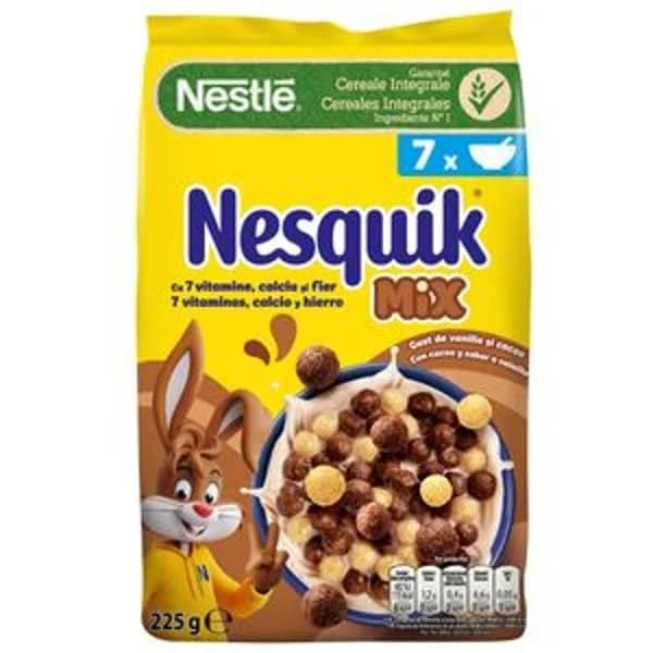 Cereales nesquik mix 225 g - 0.23 kg - Imagen del producto en Findit