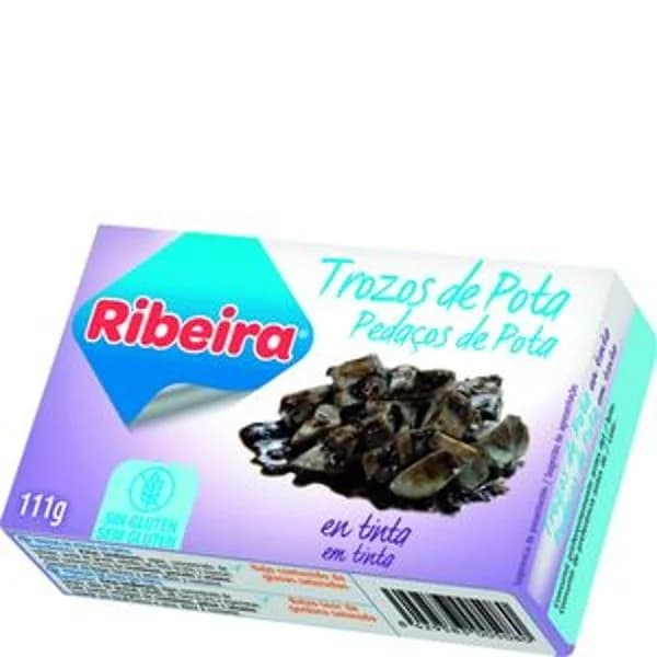 Trozos de pota en tinta 111 g - 0.07 kg - Imagen del producto en Findit