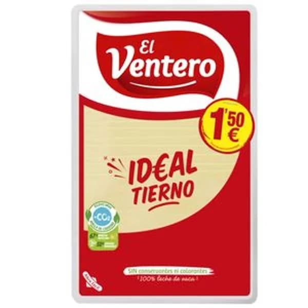 Queso tierno en lonchas 80 g - 0.08 kg - Imagen del producto en Findit