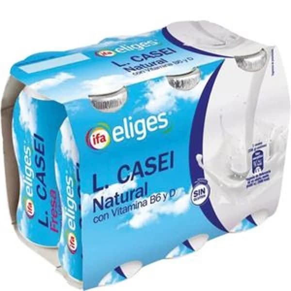 Yogur líquido natural 6x100 g - 0.6 kg - Imagen del producto en Findit