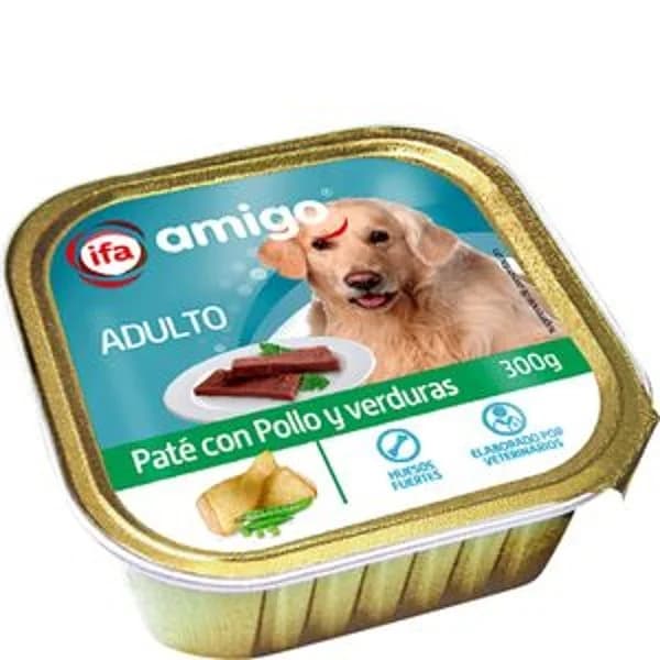 Paté para perro con pollo y verduras 300 g - 0.3 kg - Imagen del producto en Findit