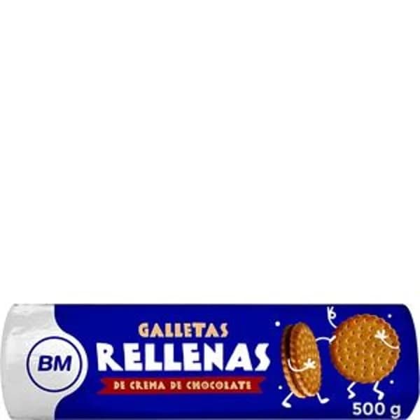 Galleta rellena de chocolate 500 g - 0.5 kg - Imagen del producto en Findit