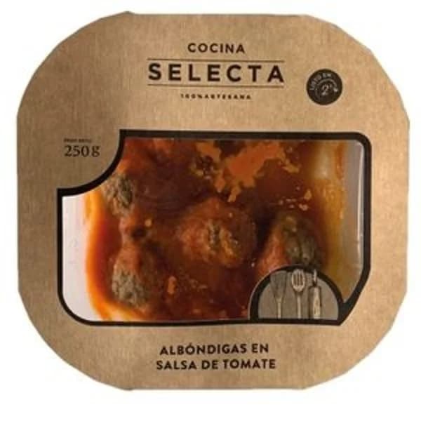 Albóndigas de ternera en salsa de tomate 300 g - 0.25 kg - Imagen del producto en Findit