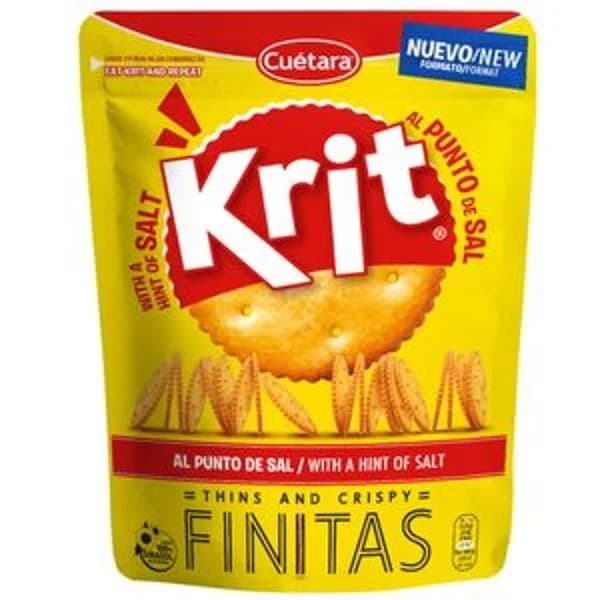 Galletas Krit finas saladas 150 g - 0.15 kg - Imagen del producto en Findit
