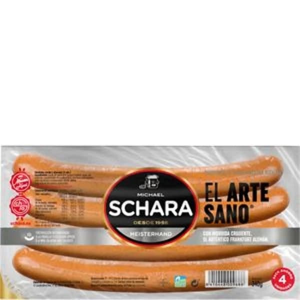 Salchichas el artesano 4 unidades 340 g - 0.34 kg - Imagen del producto en Findit