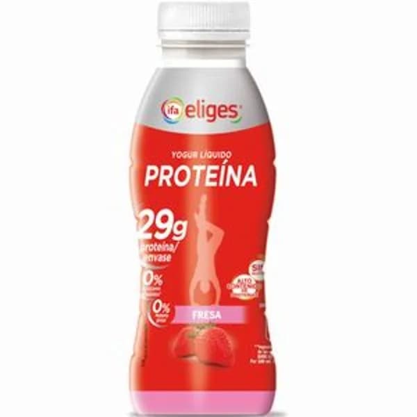 Yogur líquido protéico sabor fresa 400 g - 0.4 kg - Imagen del producto en Findit