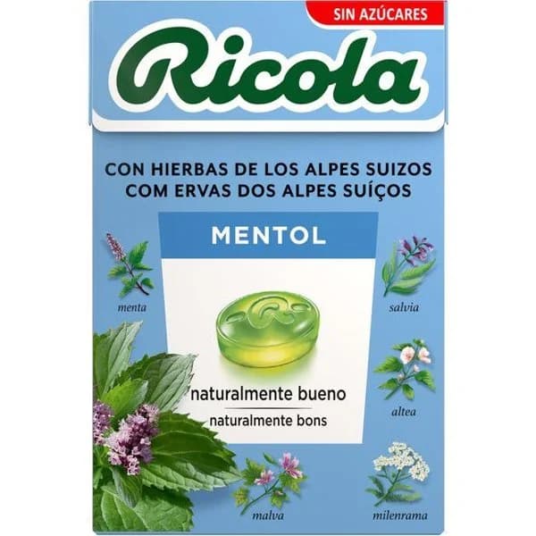 Caramelo de miel y hierbas sin azúcar RICOLA, caja 50 g - 0.05 kg - Imagen del producto en Findit