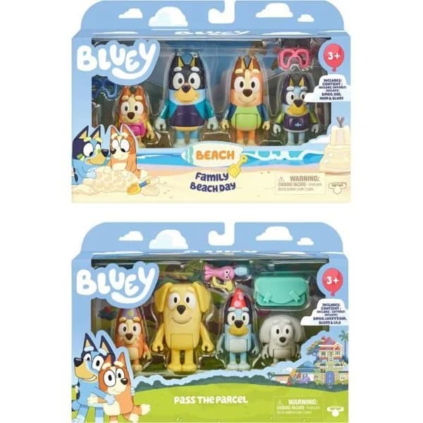 Pack 4 figuras S3, edad rec:+3 años, surtido ¿Cuál te llegará? BLUEY - 1 ud - Imagen del producto en Findit