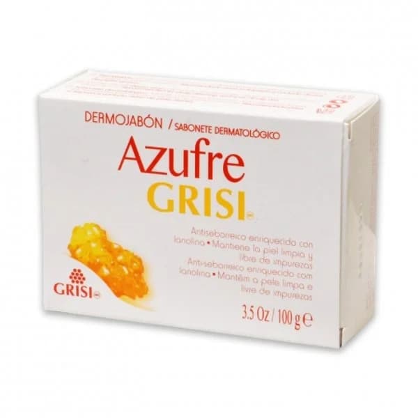 Dermojabón azufre antiseborreico Grisi 100 g. - 0.1 l - Imagen del producto en Findit