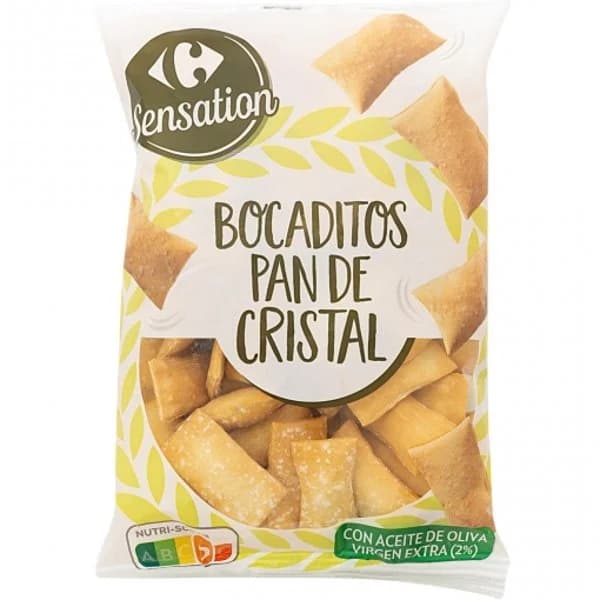 Bocaditos pan de cristal Sensation Carrefour 130 g. - 0.13 kg - Imagen del producto en Findit