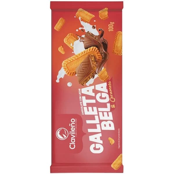 Chocolate Galleta Belga Tableta 100G - 0.1 kg - Imagen del producto en Findit