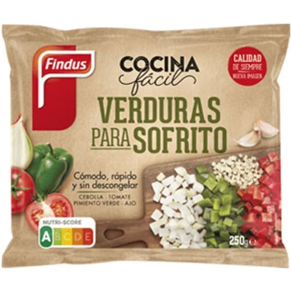 Verdura para Sofrito Congelada 250G - 0.25 kg - Imagen del producto en Findit