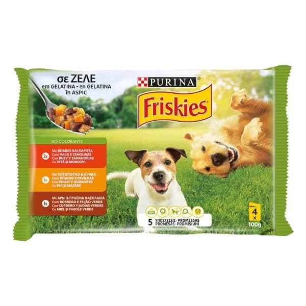 Comida Húmeda Perro Gelatina 4 x 100G - 0.34 kg - Imagen del producto en Findit
