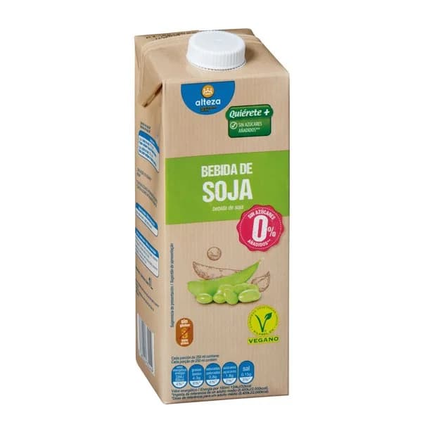 Bebida Soja Sin Azúcar Añadido - 1 l - Imagen del producto en Findit