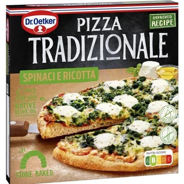 Pizza espinacas y ricota Tradizionale Dr. Oetker 415 g - 0.41 kg - Imagen del producto en Findit