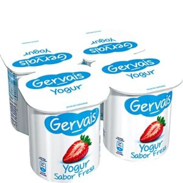 Yogur sabor fresa 4x120 g - 0.48 kg - Imagen del producto en Findit