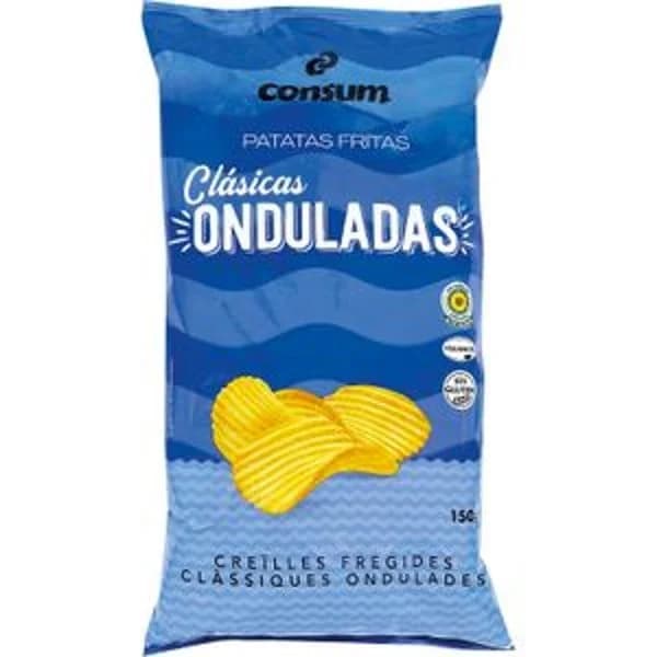 Patatas Onduladas Bolsa - 0.15 kg - Imagen del producto en Findit